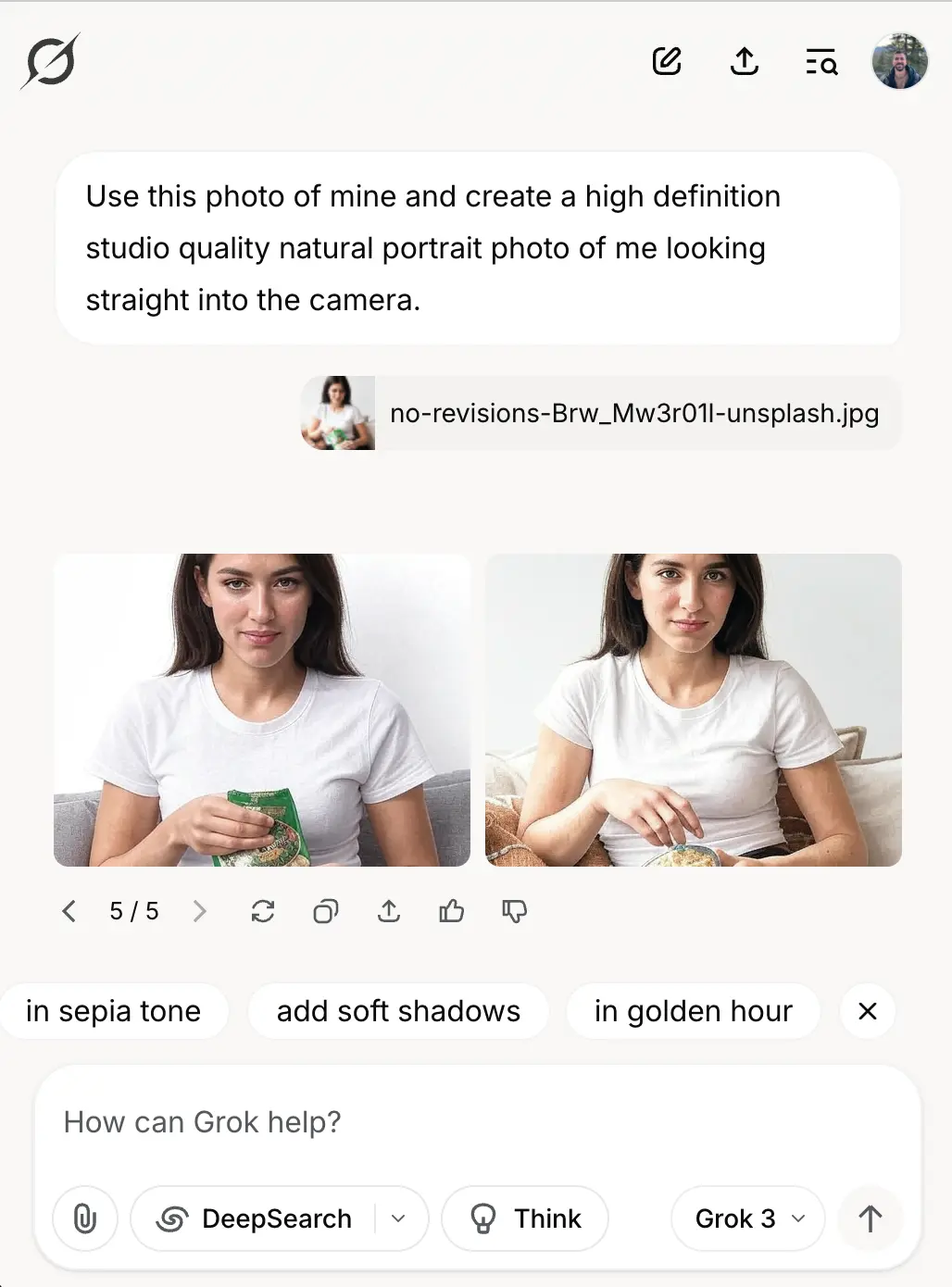 Grok Interface
