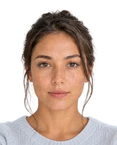 A single Spanish Passport photo