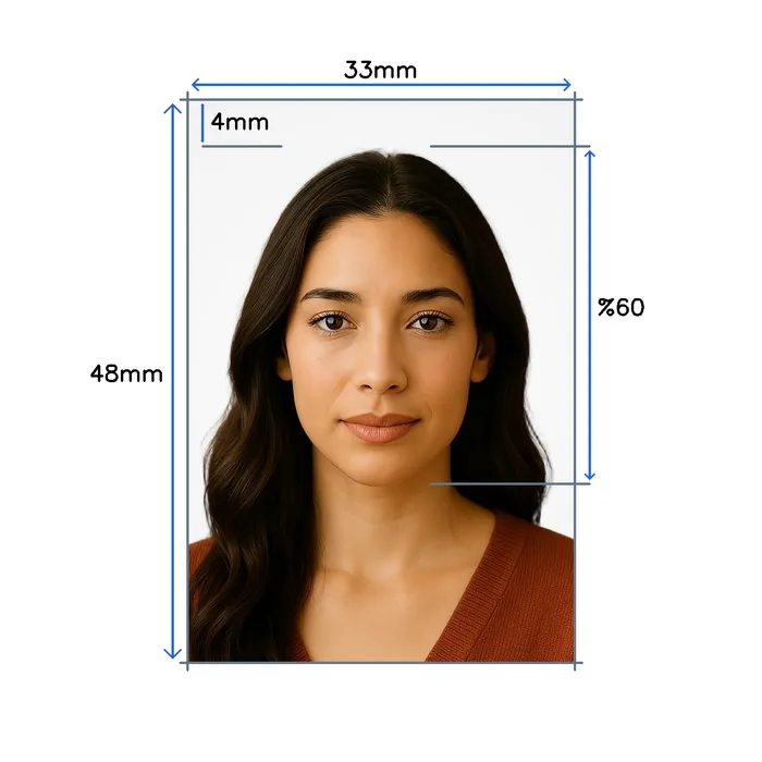 Passport photo requirements to create photo online