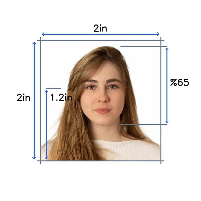 Passport photo requirements to create photo online