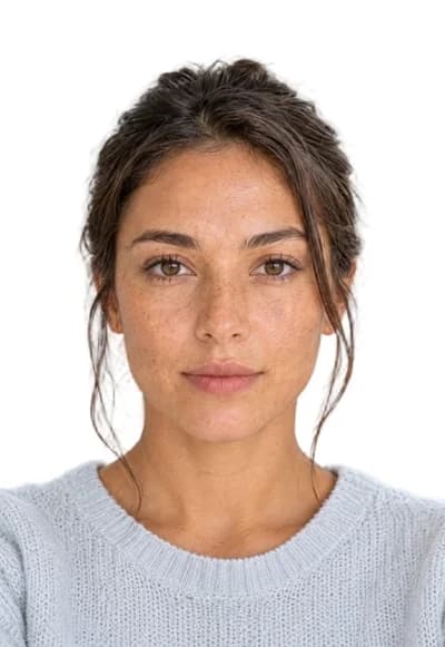 A single Chinese Passport photo