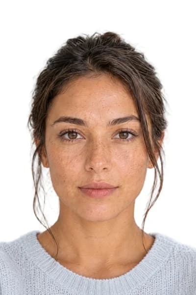 A single Indonesian visa photo